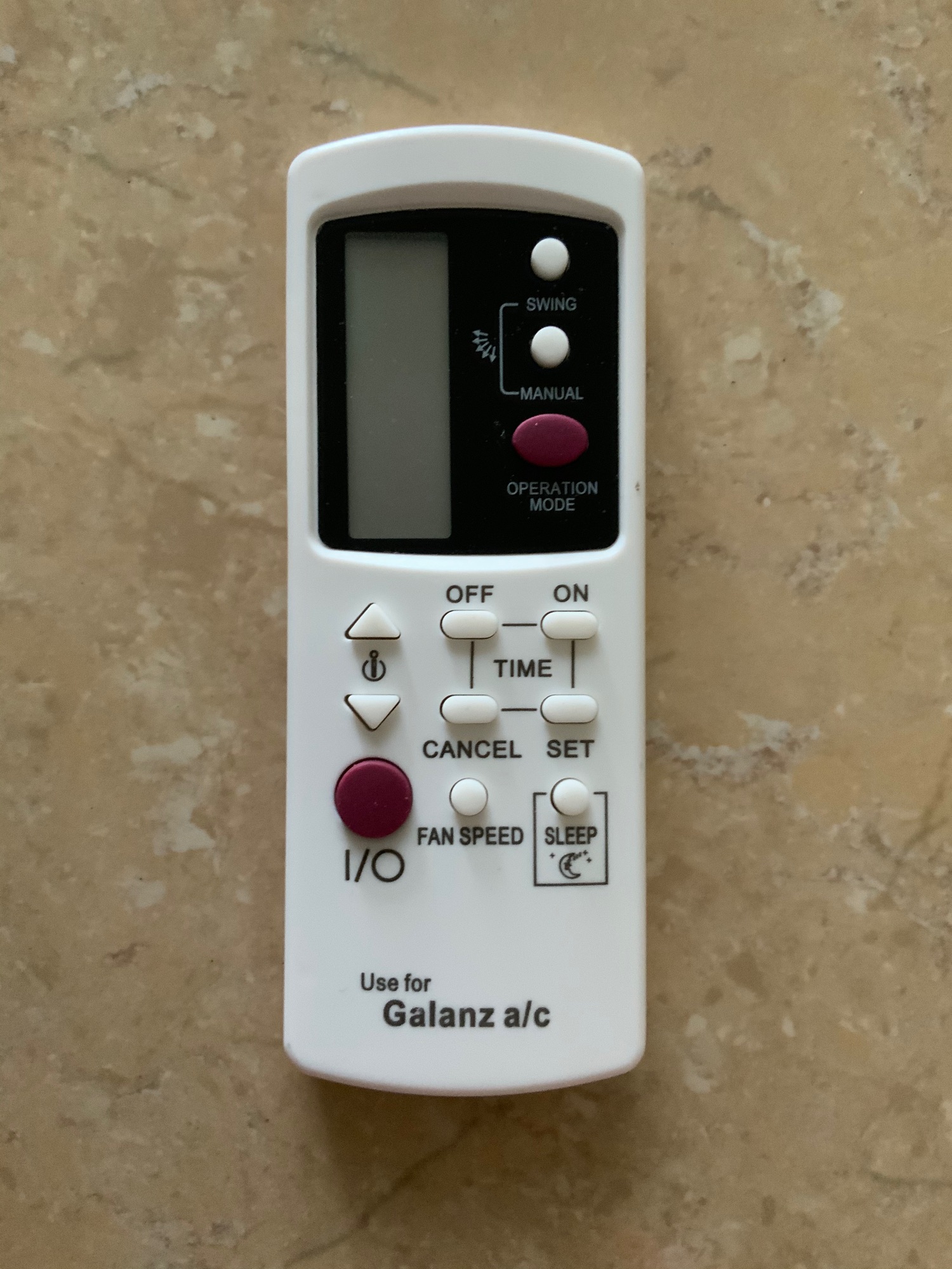 Điều khiển điều hoà Galanz