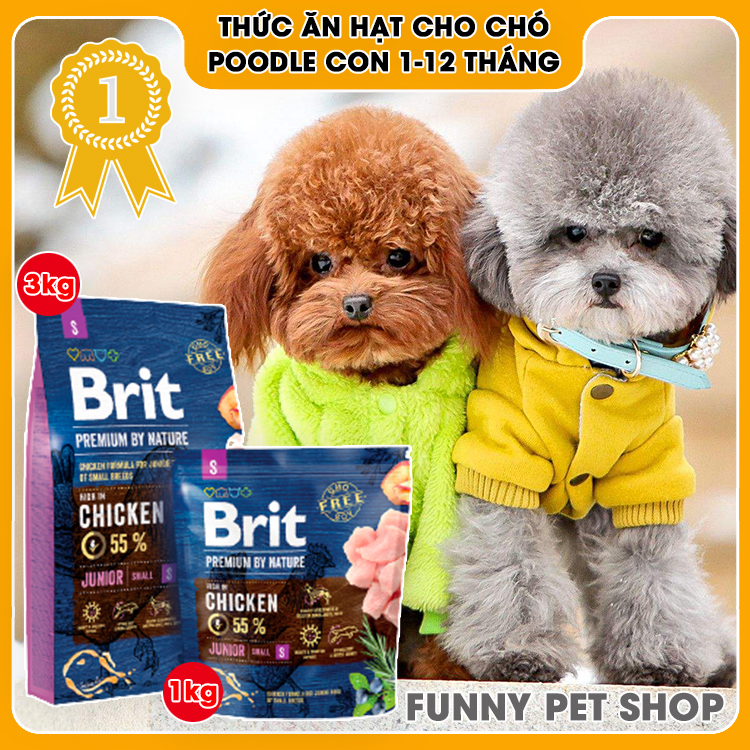 BÁO GIÁ Ăn Khô Gà | Shopee Lazada Sendo Tiki mới nhất 8 Thức ăn khô cho chó con Poodle 1-12 tháng tuổi vị thịt gà cao cấp