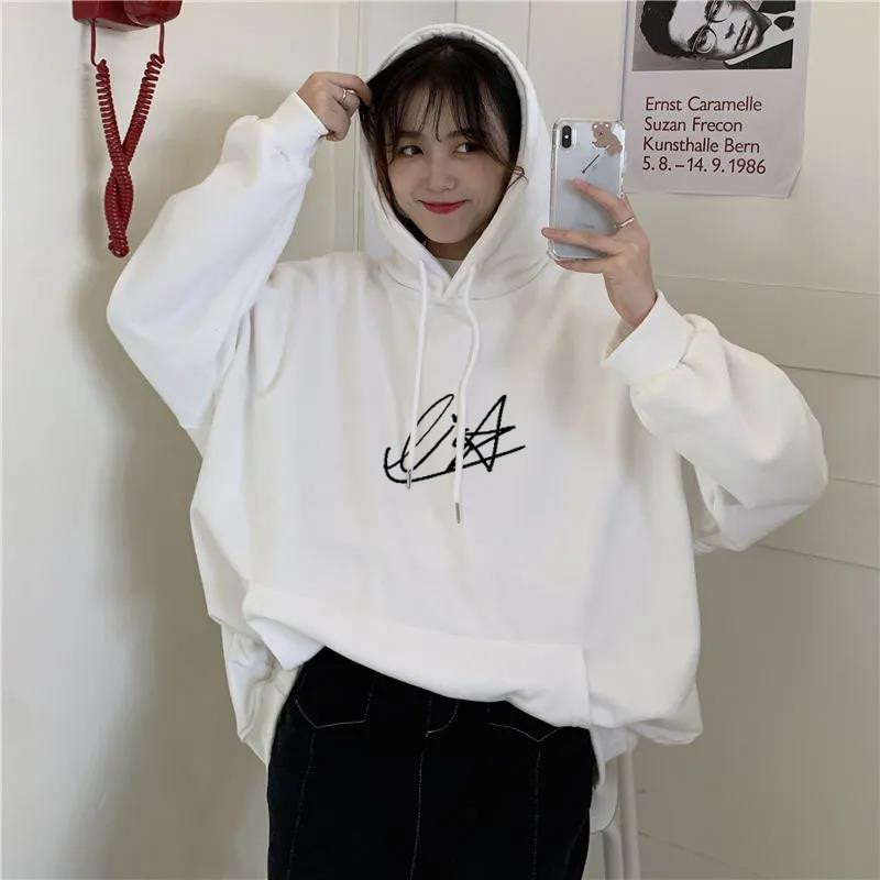 BLACKPINK同款卫衣连帽男女情侣装LISA朴彩英周边衣服长袖上衣潮