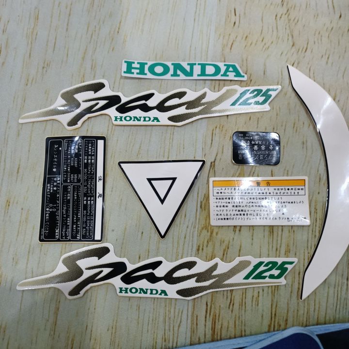 Bộ tem xe máy SPACY 125 ( tem SPACY - THÔNG SỐ )