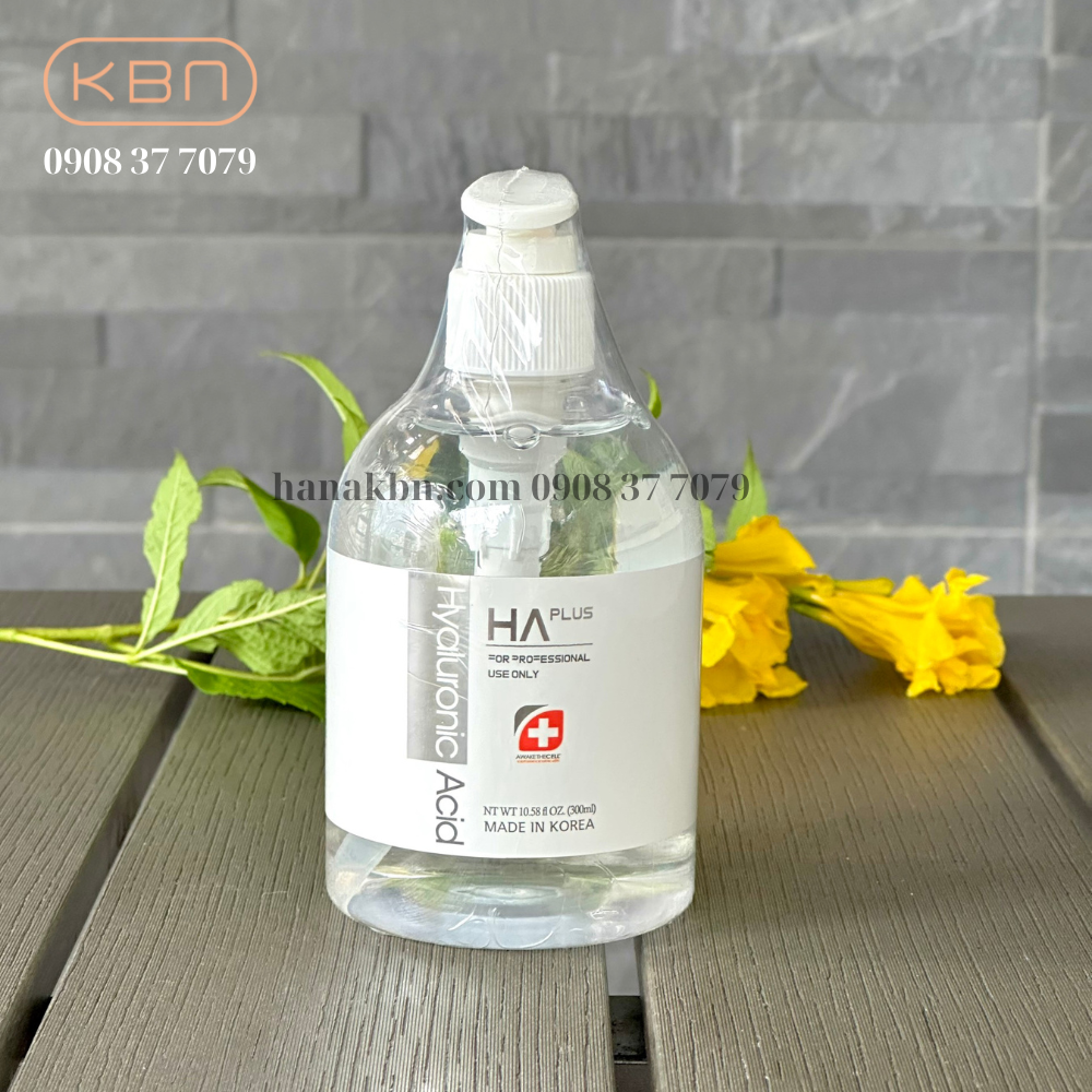 Serum ha plus dưỡng ẩm căng bóng giảm nếp nhăn hyaluronic acid awakethecell 300ml