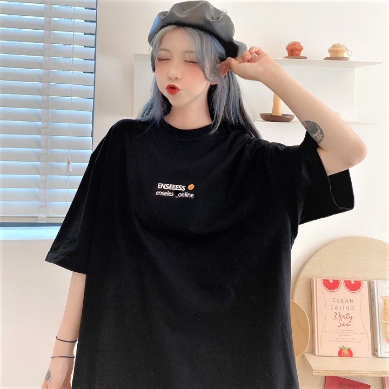 Áo Phông Rộng Nam Nữ Tay Lỡ 1969Unisex Áo Thun Nam Cổ Tròn Tay Lỡ Thời Trang Hàn Quốc COPPERJERRY