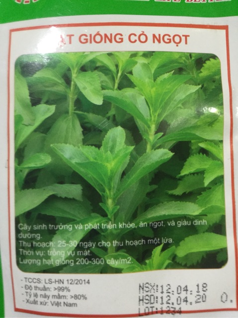 HẠT GIỐNG CỎ NGỌT