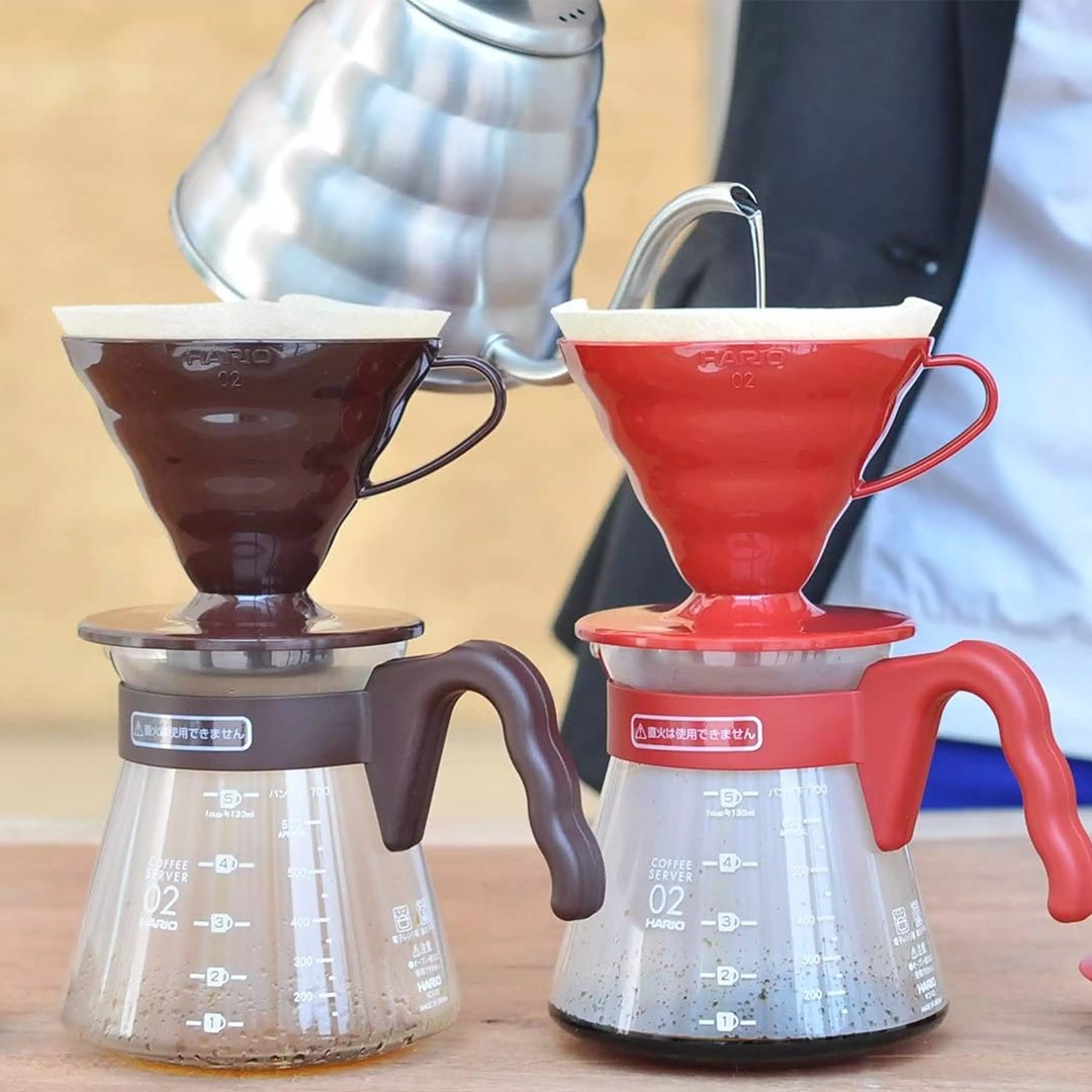 Set Bình Pha Cà Phê Drip Hario V60 Coffee server 02 Set