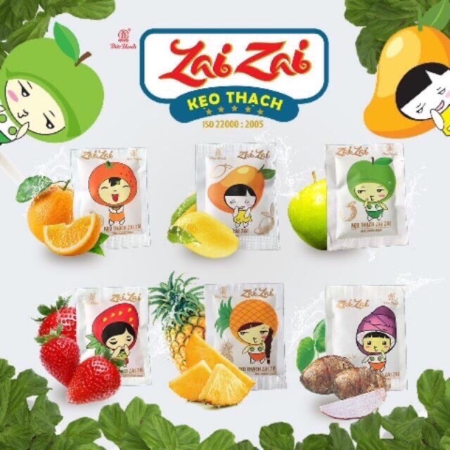 500g thạch zai zai Đức Hạnh mix đủ vị