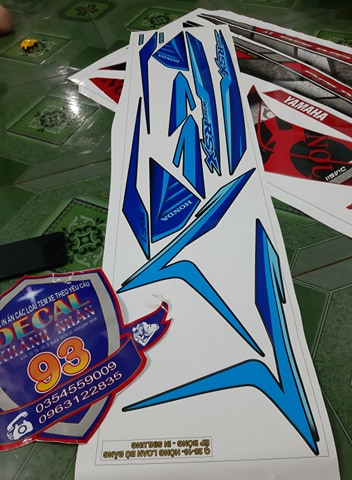 tem rời wave rsx fi 2014 decal 3 lớp ko bay màu