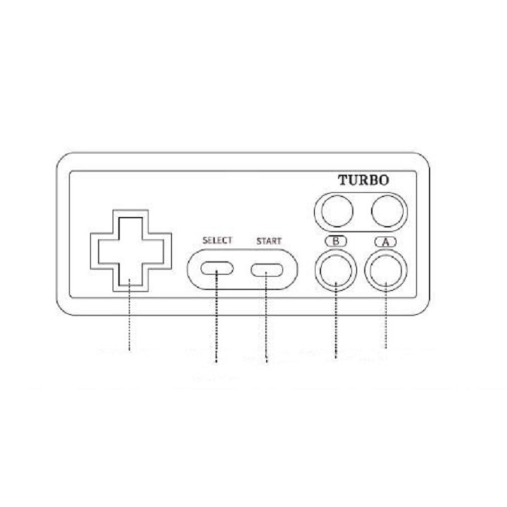 Tay Cầm Chơi Game Điện Tử 4 Nút 9 Lỗ