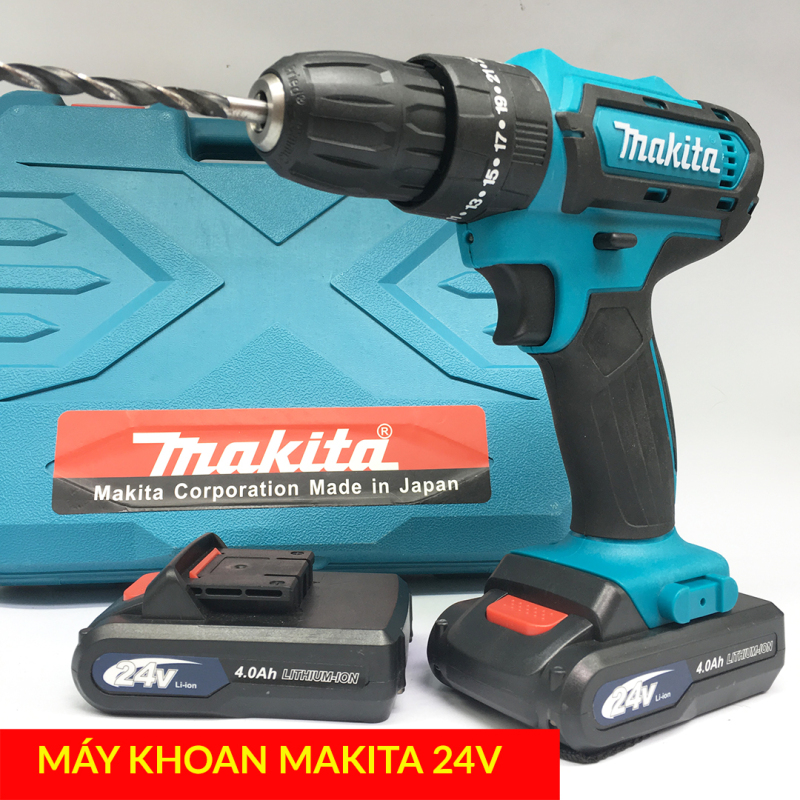 Máy Khoan Pin Cầm Tay Makita 24V , Máy khoan ba chức năng , Có búa ...