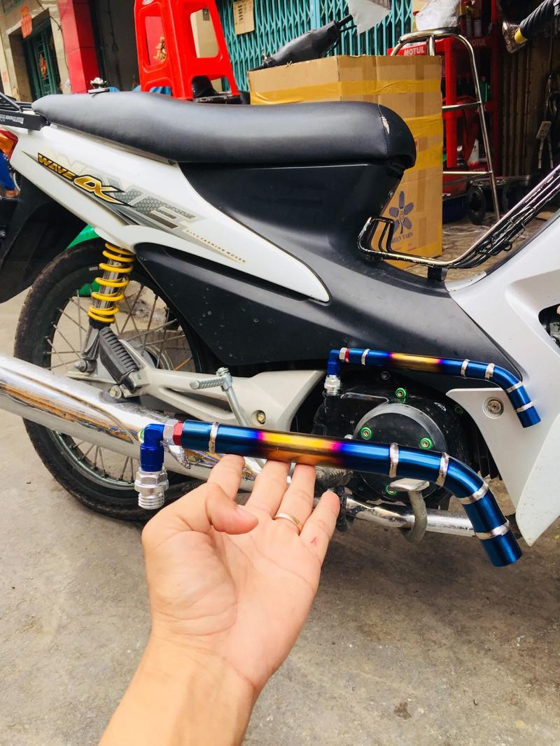 Ống thông hơi wave sirius xanh titan