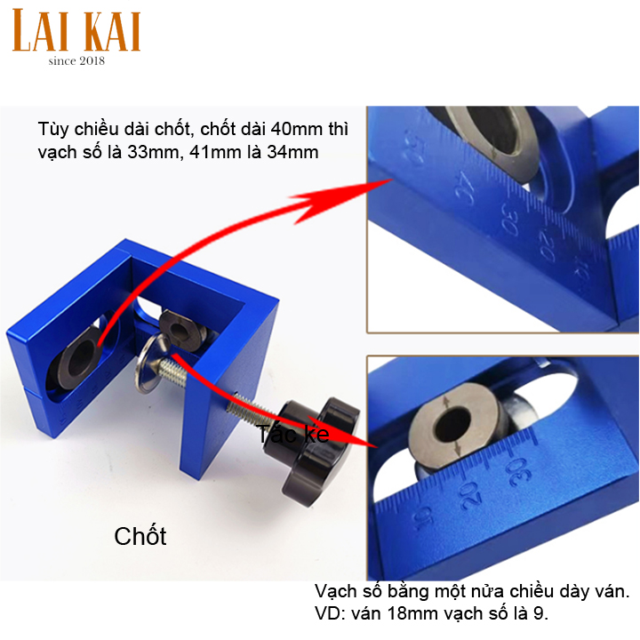 [HCM]Cữ khoan ốc cam chốt gỗ