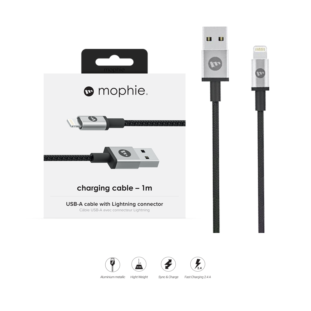 Cáp Lightning Mophie 1M - Đạt chuẩn MFI