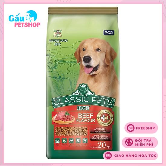 Thức ăn hạt cho Chó lớn CLASSIC PETS - Vị Thịt Bò Nướng