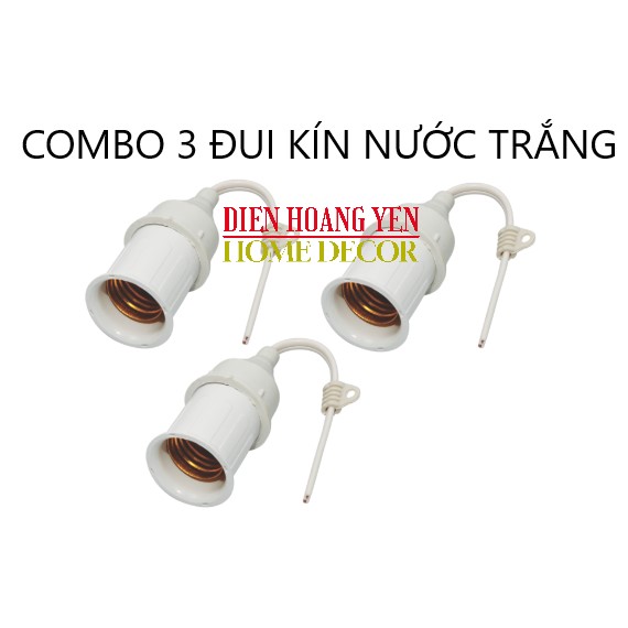 Set of 3 Standard Watertight Hanging Lights E27