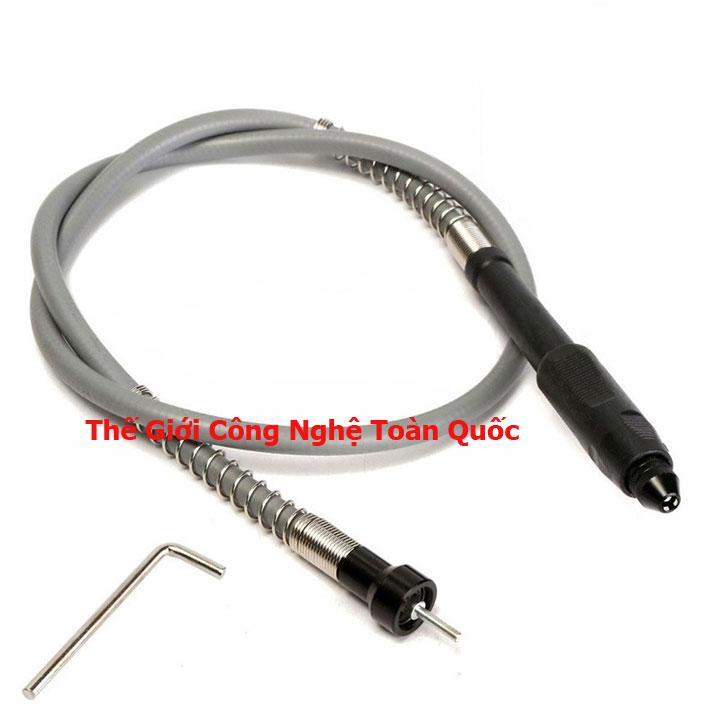 Dây dẫn truyền động máy khoan chân cốt 3ly - Dây chuyển đổi máy khoan thành máy khoan khoan mài khắc mini đa năng