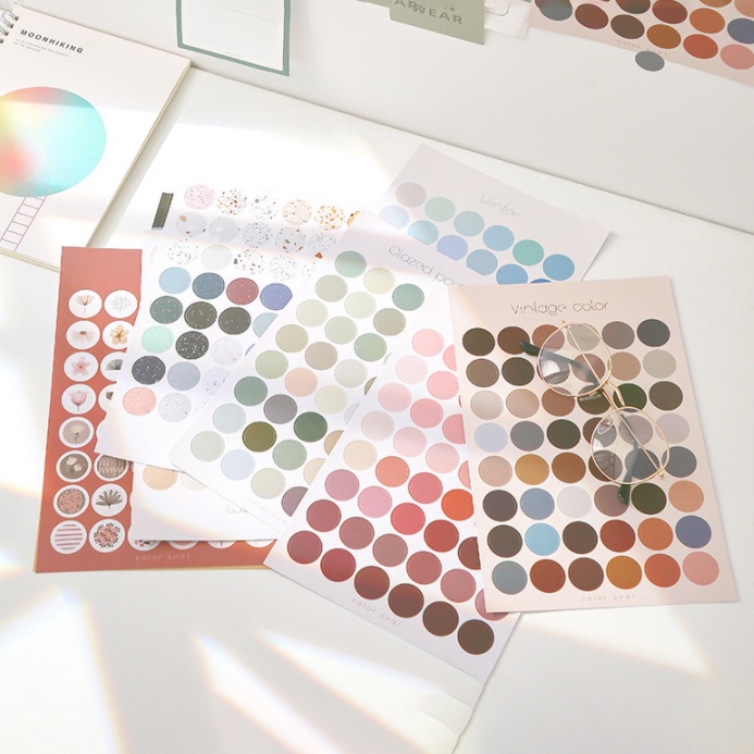 Sticker DOT Infeel.me trang trí sổ tay, planner, scrapbook, ... [064]