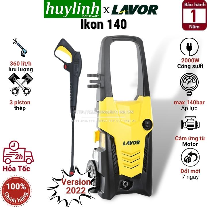 Máy xịt rửa xe cao áp lavor ikon 140 - 2000w - hàng chính hãng