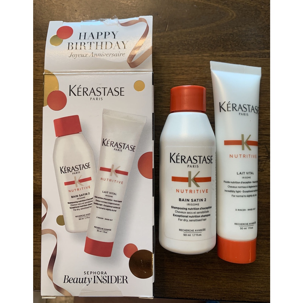 Dầu gội xả dành cho tóc khô Kerastase Nutritive 250ml/200ml