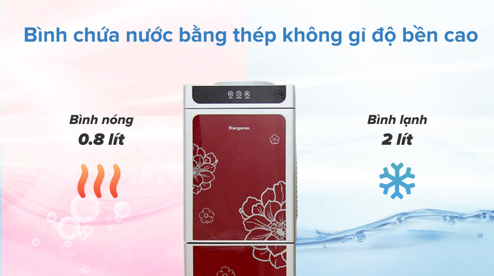 [HCM][Trả góp 0%]Máy nước nóng lạnh Kangaroo KG40N