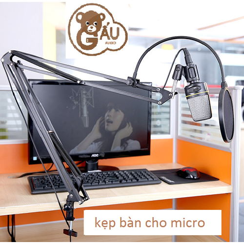 [HCM]Chân kẹp mic full box Chân kẹp micro Giá đỡ micro livestream