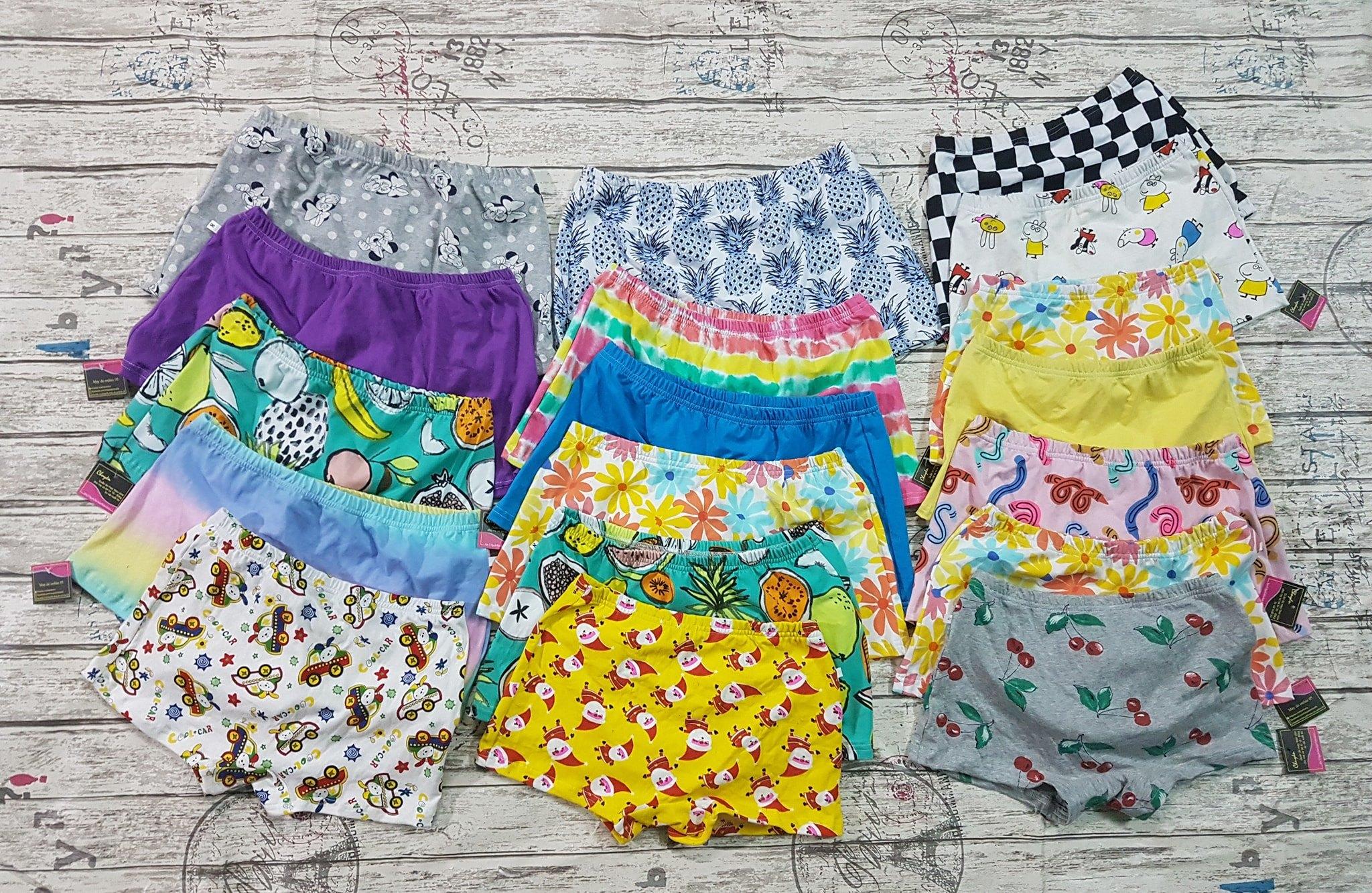 set 10 quần chip đùi 10-45kg( tặng 2 quần đùi)