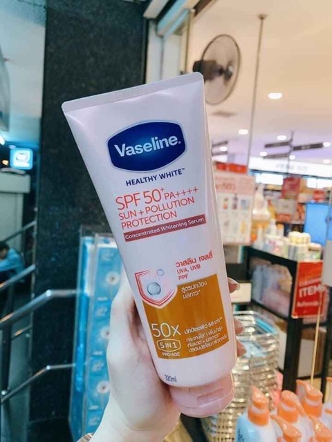 ? VASELINE 50X hàng siêu thị Thái Lan