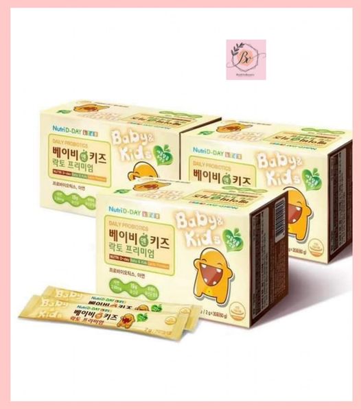 Men vi sinh cho bé của nutri d-day hộp 30 gói