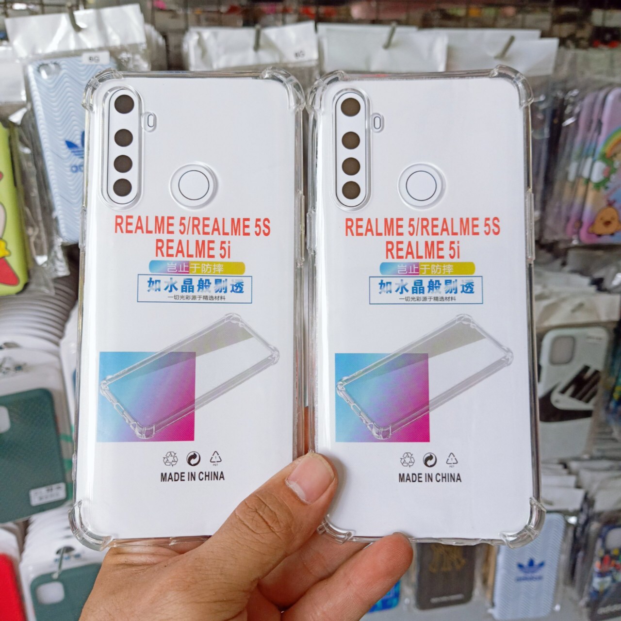 [HCM]Ốp lưng trong suốt chống sóc 4 cạnh Realme 5 /5i/5S/ Realme 6 / Realme 9i / Reno 2F / realme C20/C35/C11 2021