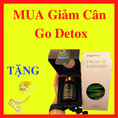 Giảm Cân Go Detox - Giảm Cân Thần Thánh + Tặng kèm thước dây đo vòng bụng