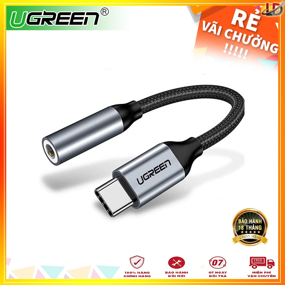 Cáp chuyển đổi usb type c sang 3.5mm ugreen 30632