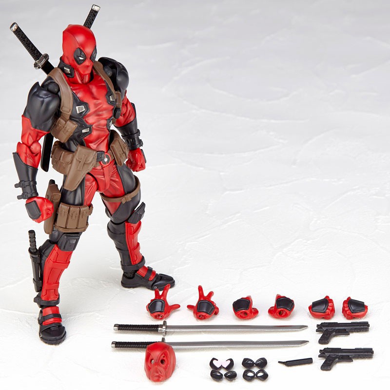Mô hình Figma Deadpool Revoltech MH28 cao 15cm - Mô hình Marvel