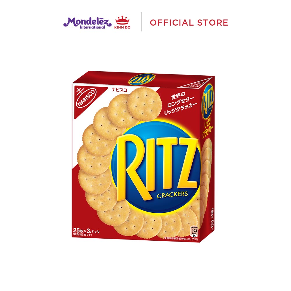 [MUA 3 GIẢM THÊM 5%] Bánh Quy Mặn Ritz Combo 2 hộp x 247g