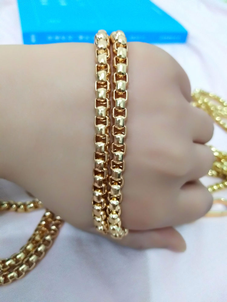 Dây chuyền nam mạ vàng 18 k Mẫu DX1.070R1501 - Mang đi chơi, đi tiệc rất sang - bền màu