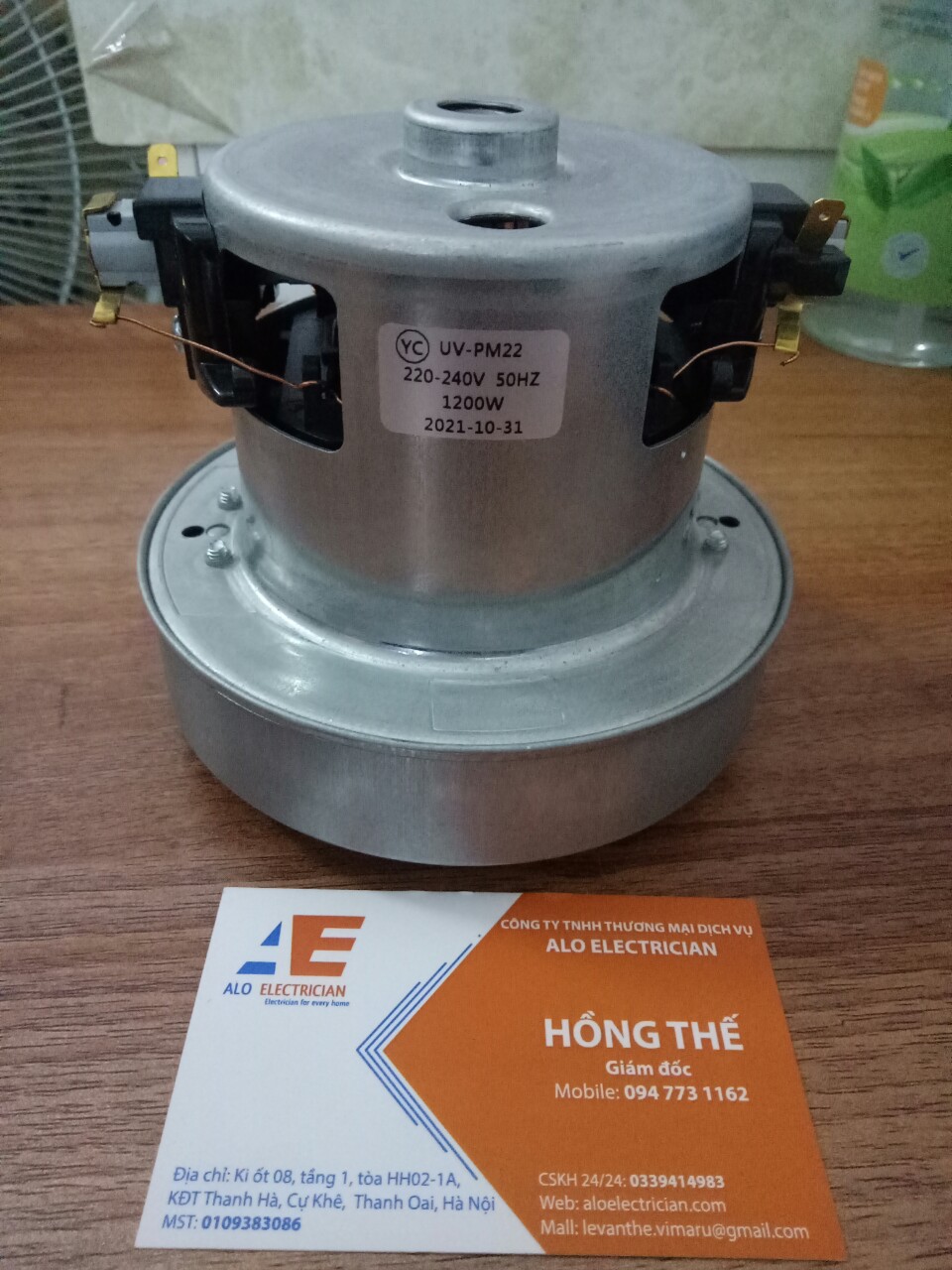 Động cơ máy hút bụi bầu 12 dây đồng