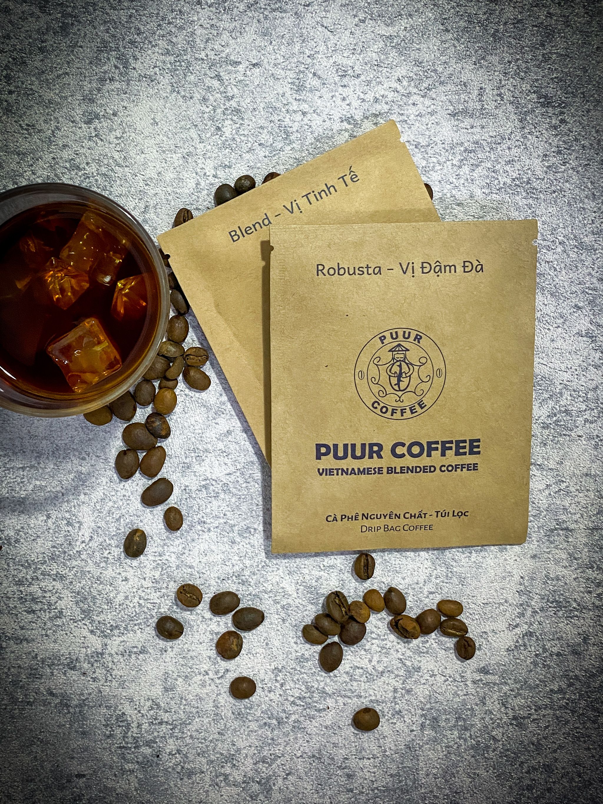 (Gói dùng thử) 1 Gói Cà Phê Phin Giấy 10g - Robusta nguyên chất