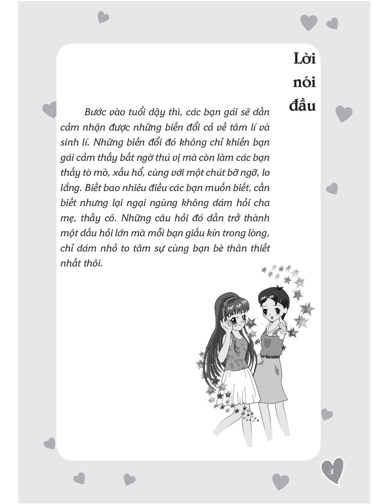Cẩm Nang Tuổi Dậy Thì Dành Cho Bạn Gái