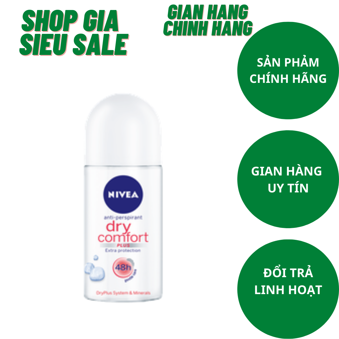 [HCM]LĂN NGĂN MÙI NIVEA KHÔ THOÁNG 50ml