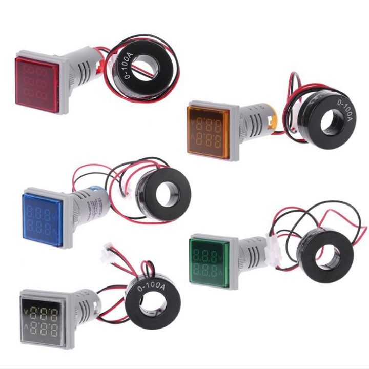 ĐỒNG HỒ ĐO VOL VÀ AMPE 220V AC