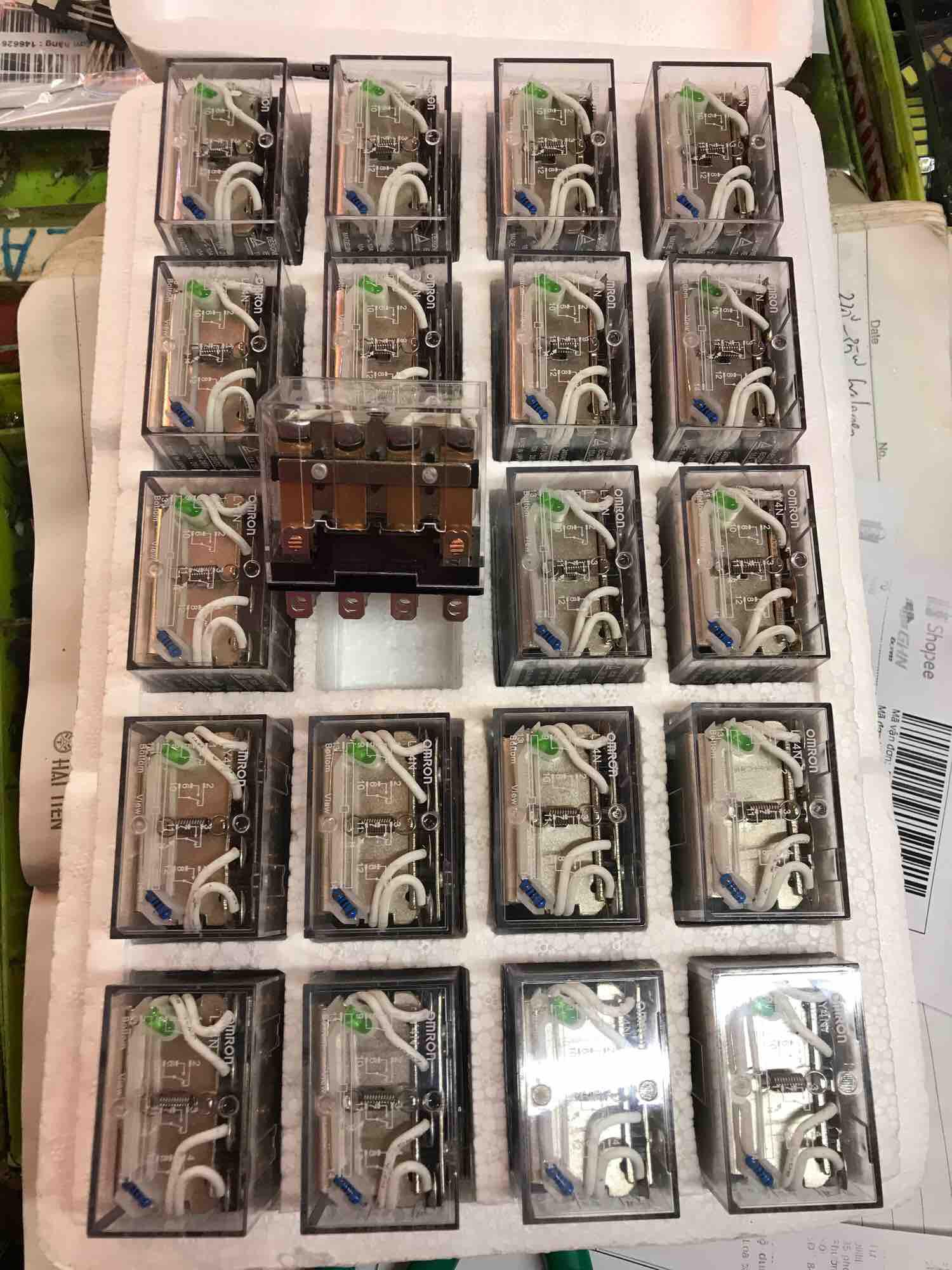 Rơ le 14 chân to 24v 10A