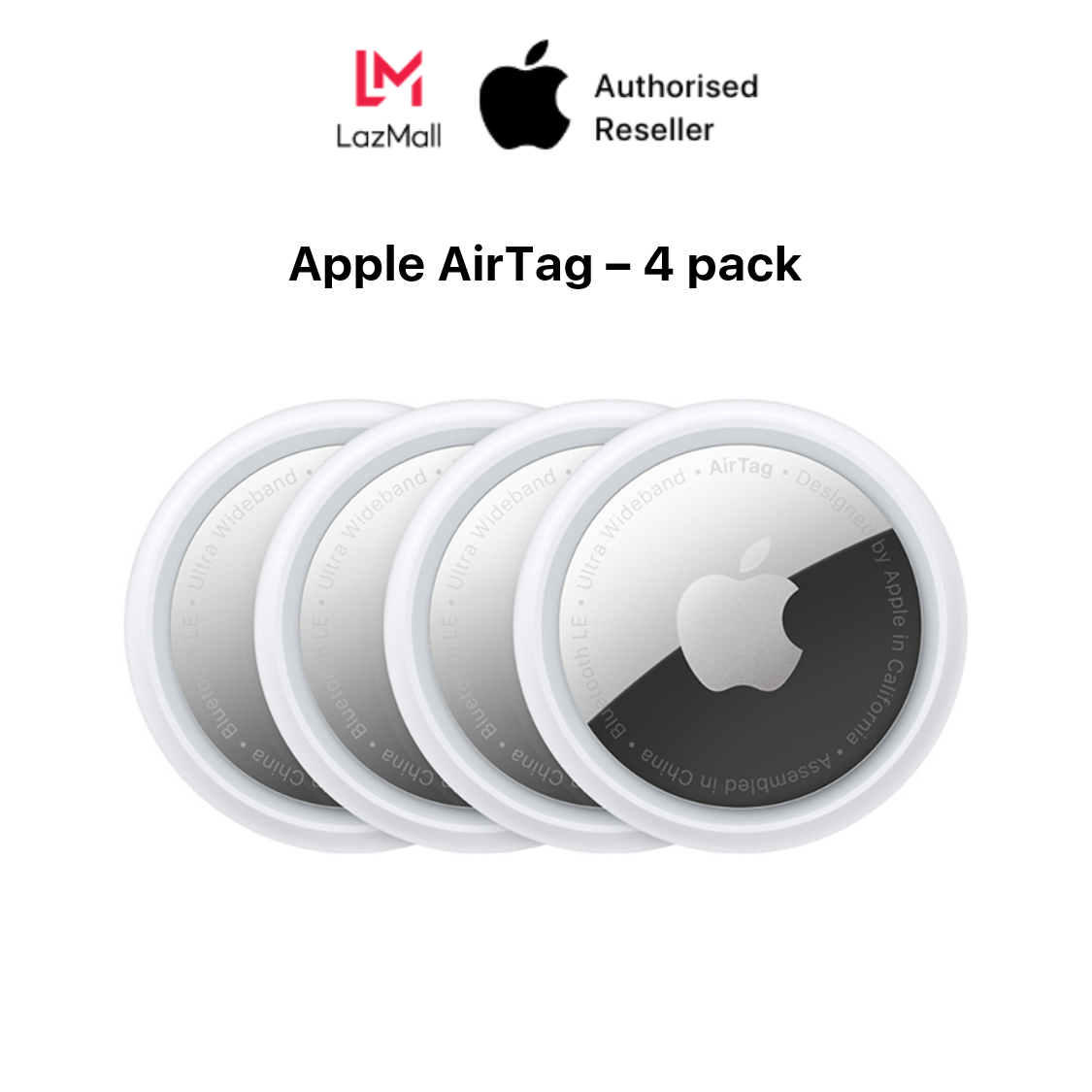 Thiệt bi định vị Apple AirTag (4 pack)-Hàng Chính Hãng