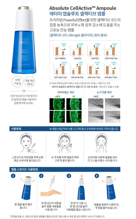 [HCM]TINH CHẤT DƯỠNG CÔ ĐẶC - Atomy Absolute CellActive Ampoule