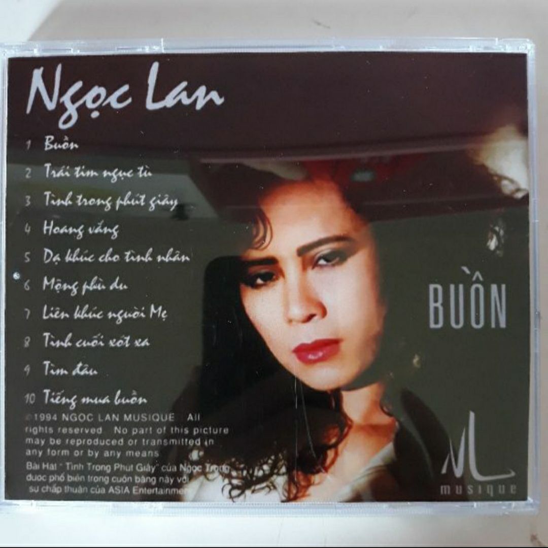 Bộ 4 cd Ngọc Lan 1 Mitsu phono