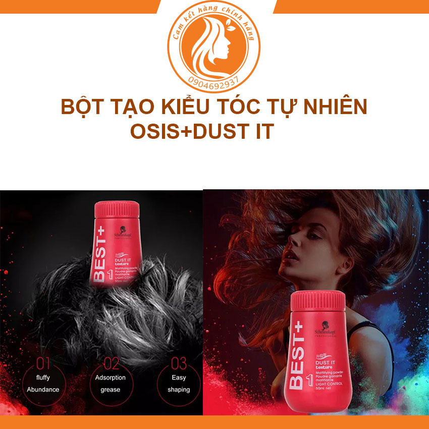 Bột tạo nếp tóc tự nhiên Osis+Dust It