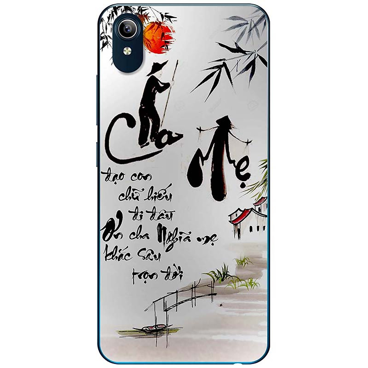 [HCM]Ốp lưng dành cho Vivo Y91C mẫu Thư pháp cha mẹ