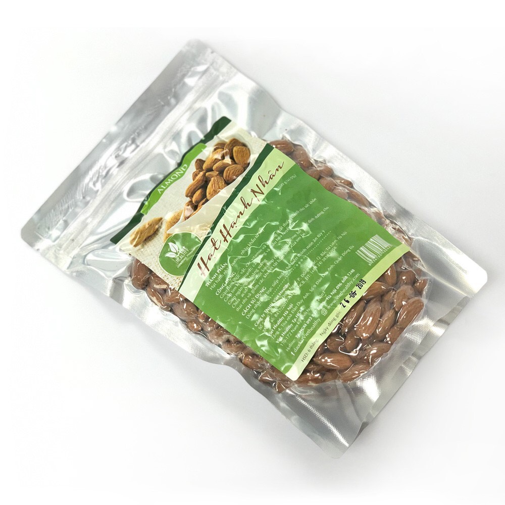 Hạt Hạnh nhân Mỹ Viethealthy - Bịch 500g