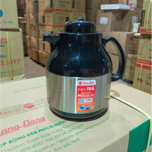 Phích Pha Trà 1 lít Cao Cấp Rạng Đông - RD 1055 INOX