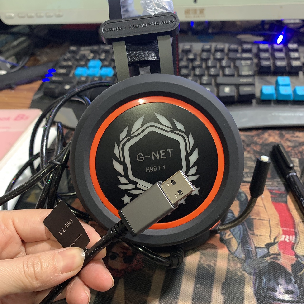 Tai nghe Gnet H99 âm 7.1 cổng USB