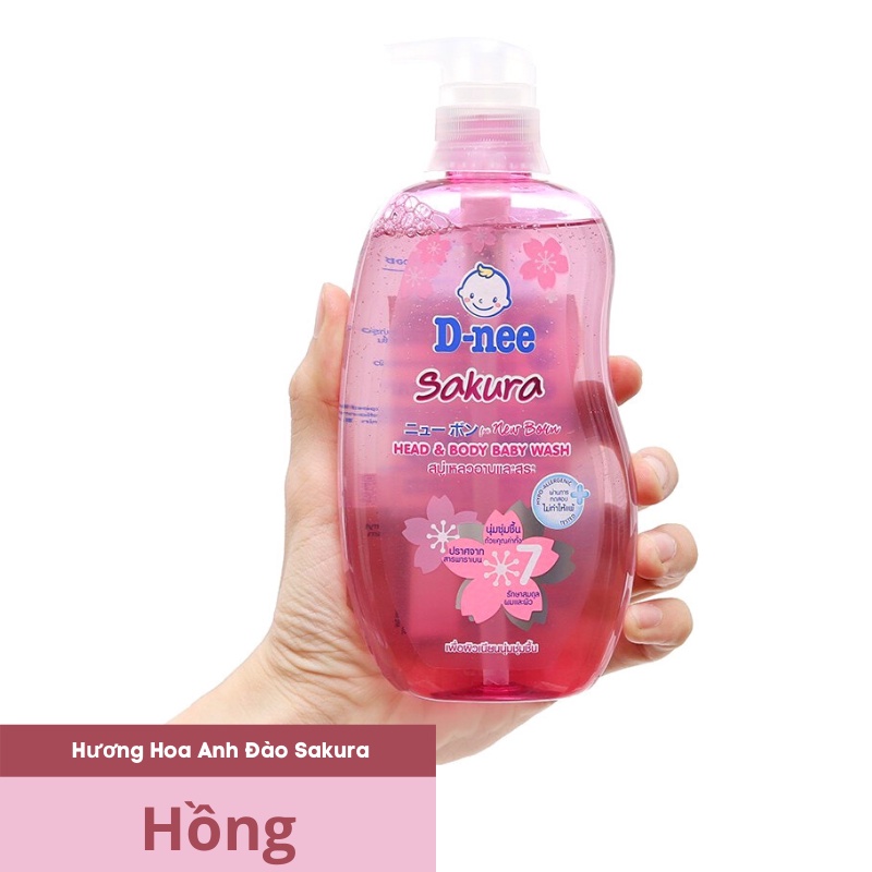 Sữa Tắm Gội Dnee Pure Toàn Thân Cho Bé 3 Mùi Hương 380ml Thái Lan Ko Kích Ứng Da Hương Thơm Dễ Chịu