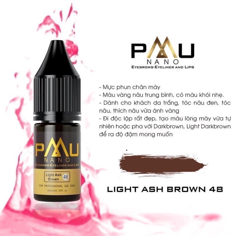 Mực pmu , fullsize 10ml