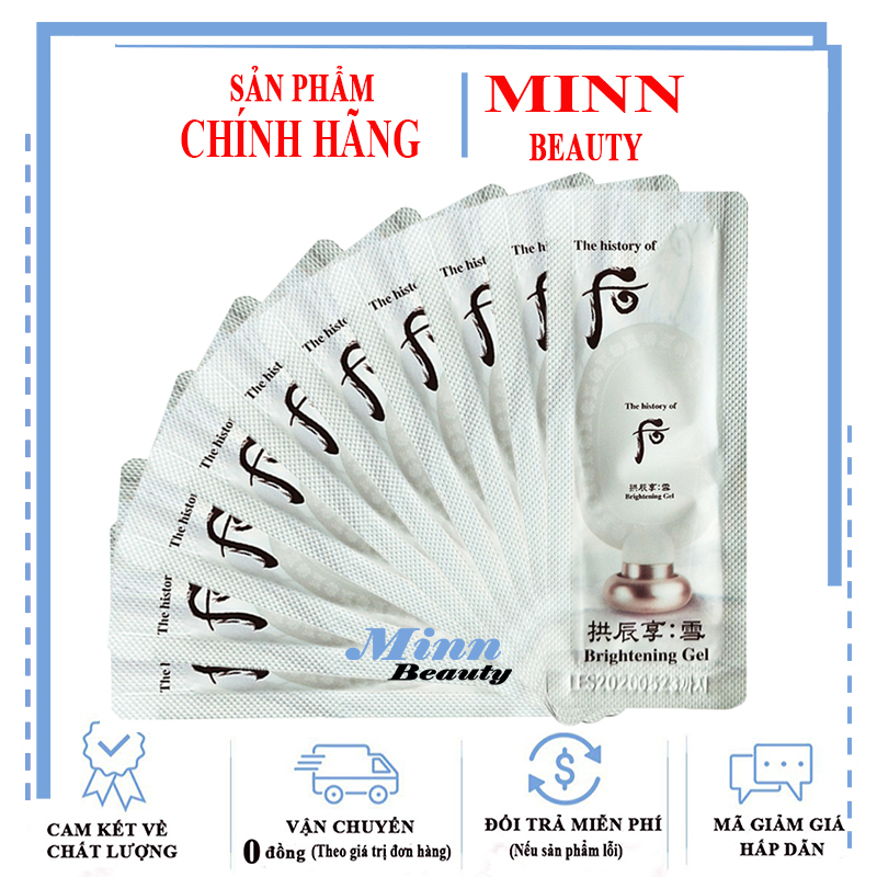 Combo 10 Sample Tẩy Tế Bào Chết Sáng Da The History Of Whoo Brightening Peeling Gel 1ml x 10