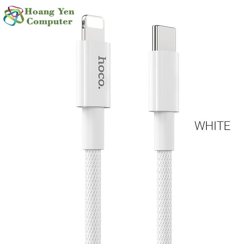 Cáp sạc nhanh 20w cho iphone 12 hoco x56 type c - lightning dài 1.0m - bh 12 tháng 1 đổi 1